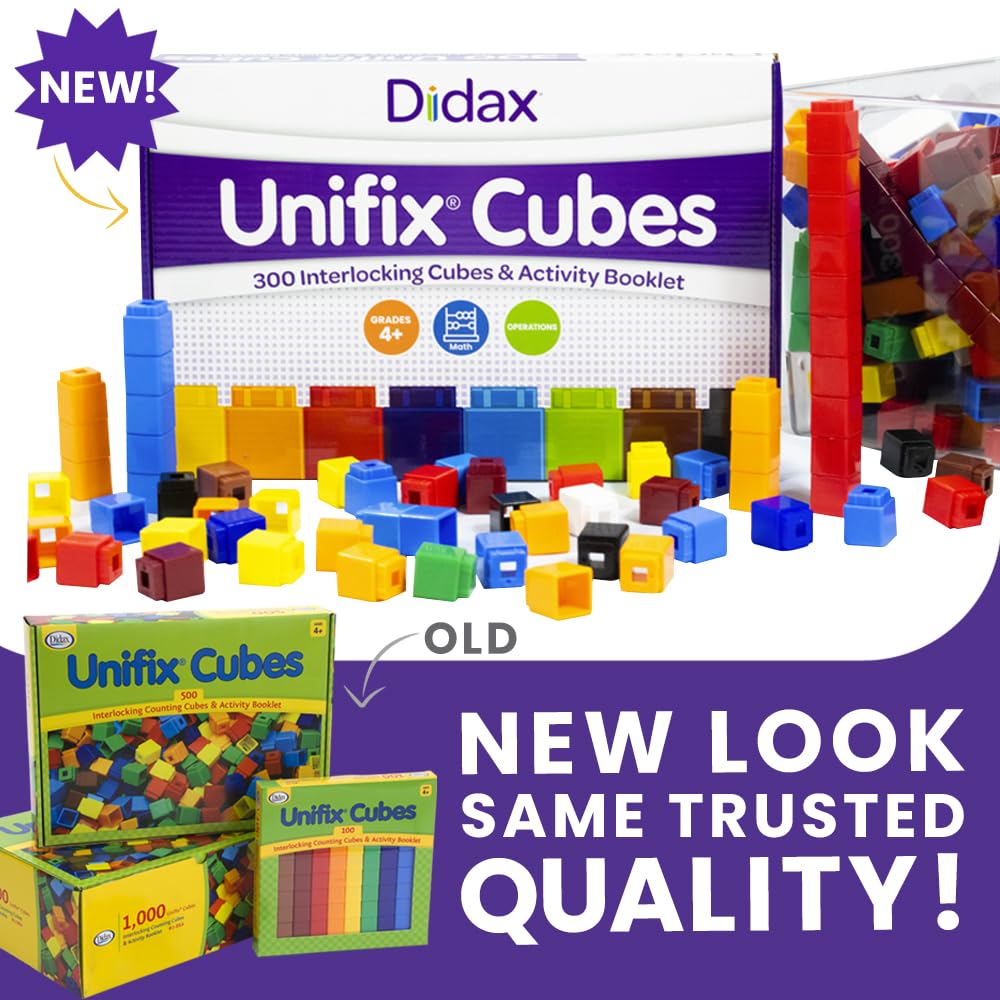 Amazon.com: Didax Educational Resources Unifix Cubes Set (100 Pack